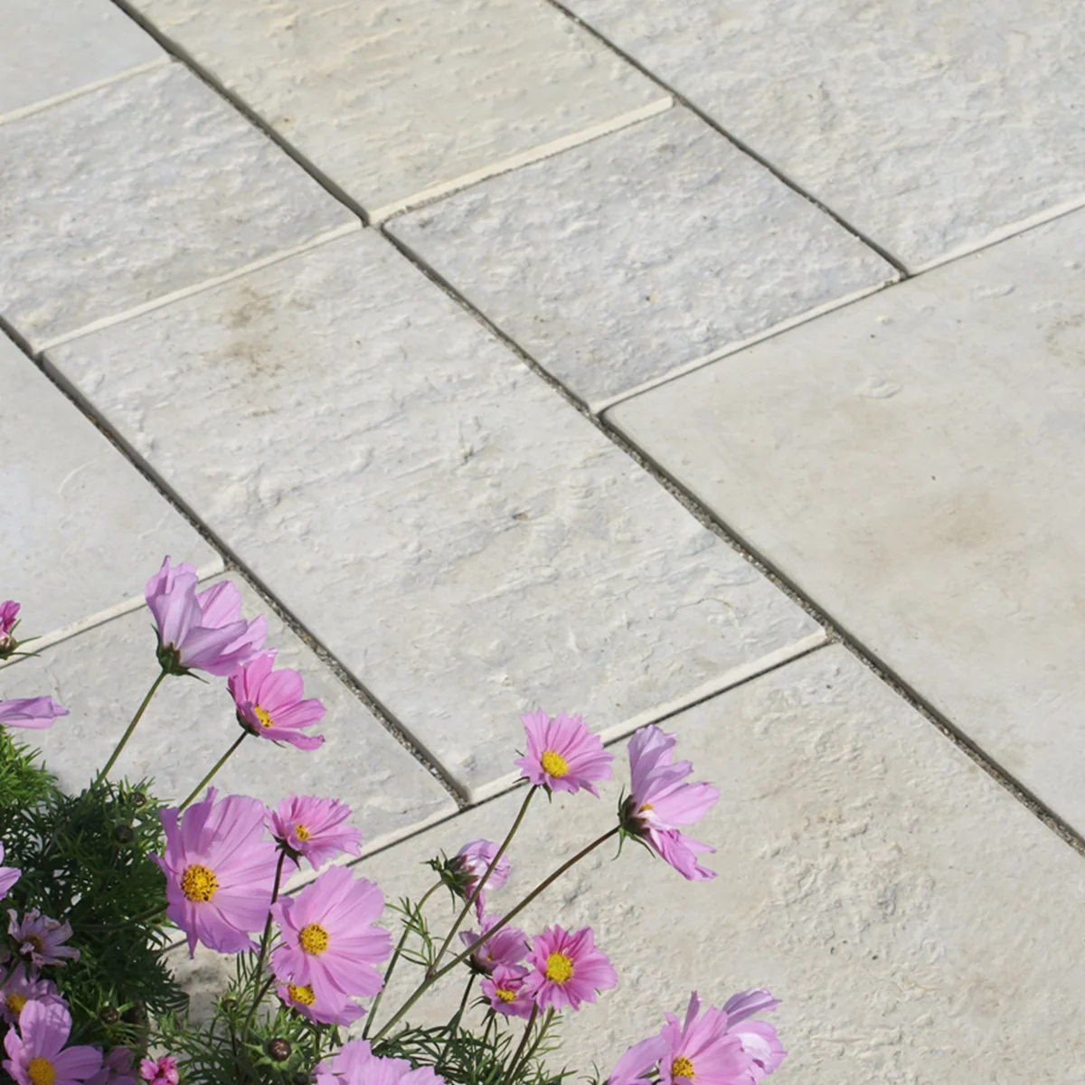 IBF Struktur 60x60x4 cm Lys sand - Billede 3