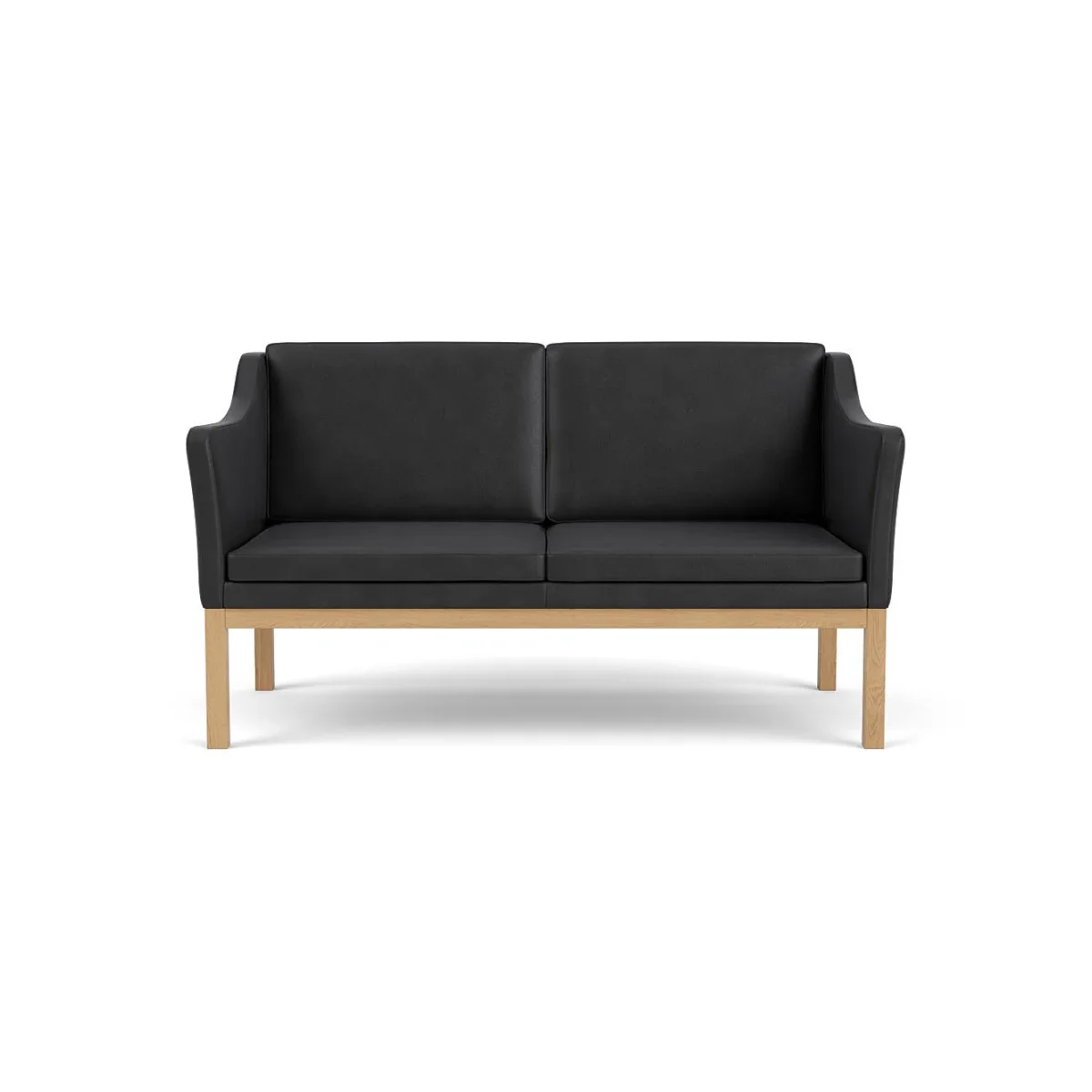 L45 - MK154 - 2 pers. sofa - Black læder - Billede 2