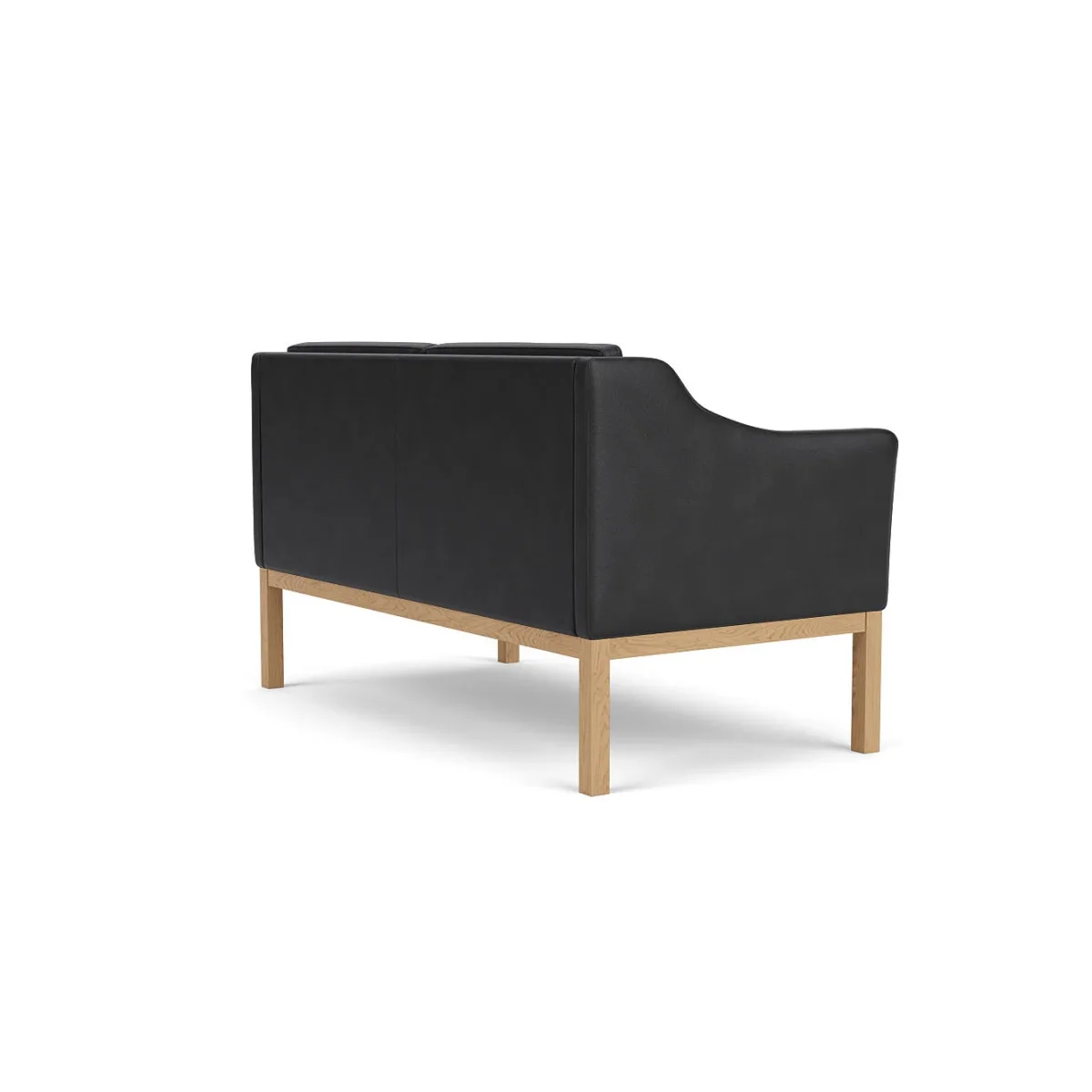 L45 - MK154 - 2 pers. sofa - Black læder - Billede 4
