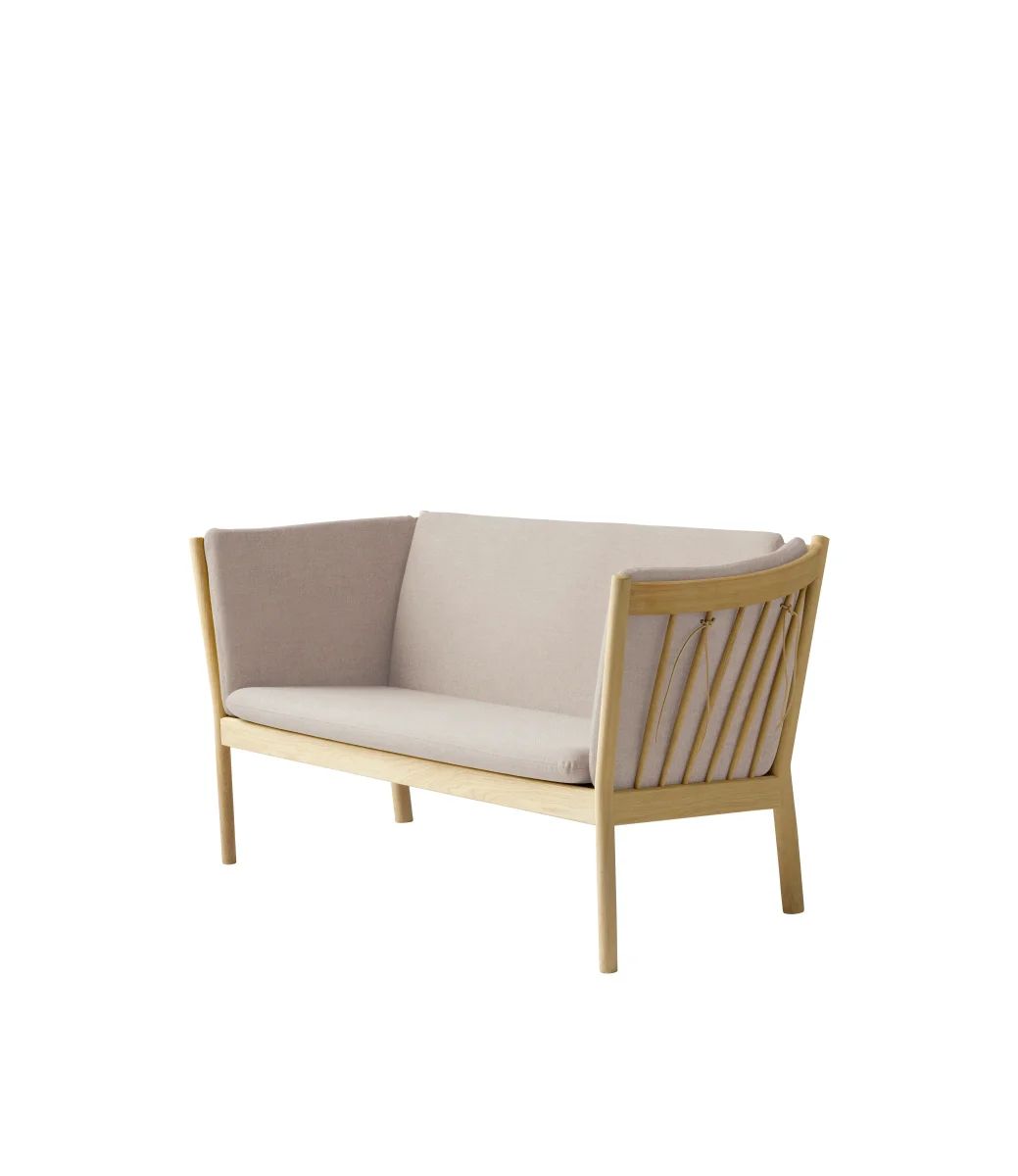 J148 - 2 pers. sofa - Eg - Beige (61) - Billede 3