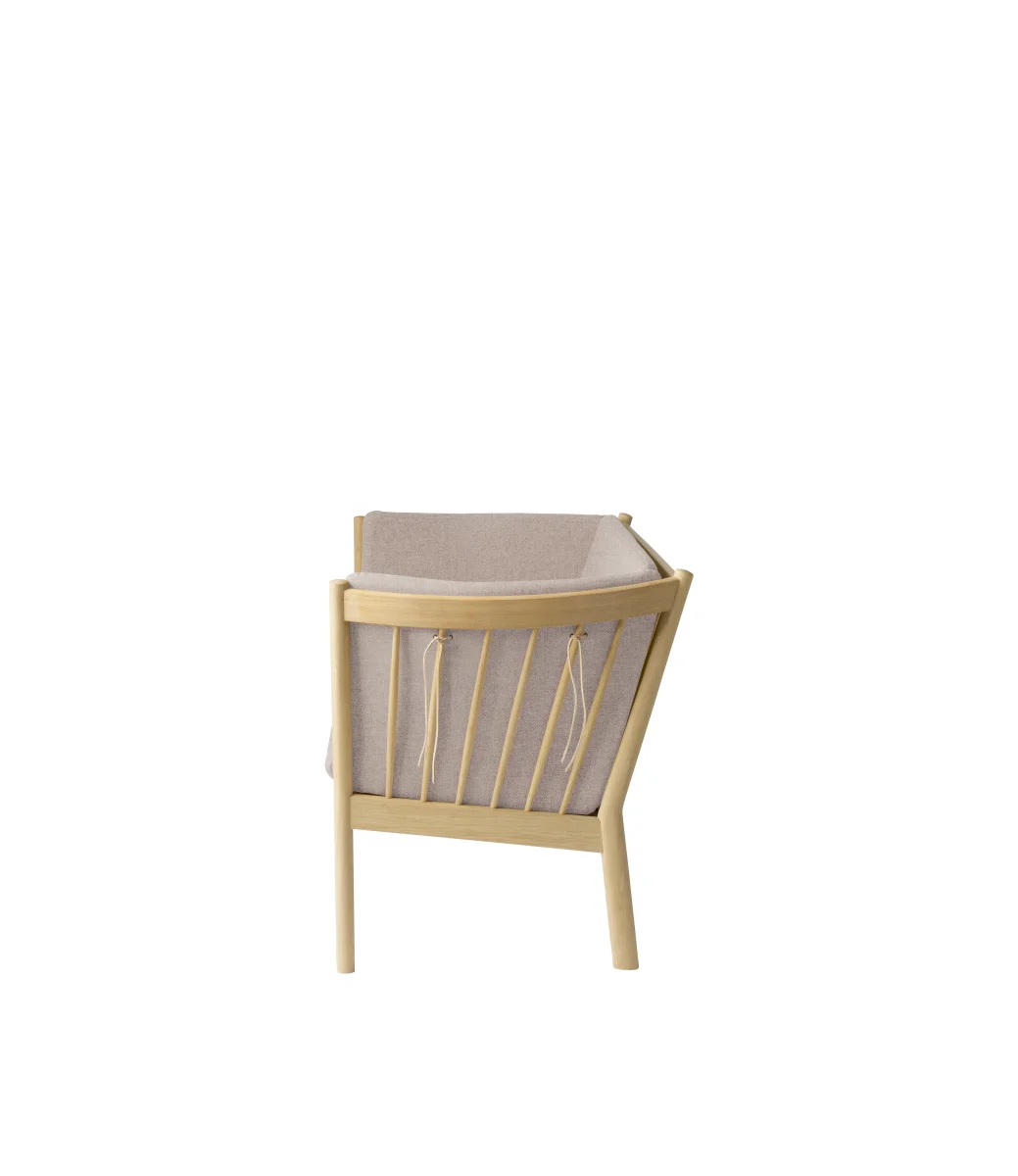 J148 - 2 pers. sofa - Eg - Light Grey (02) - Billede 4